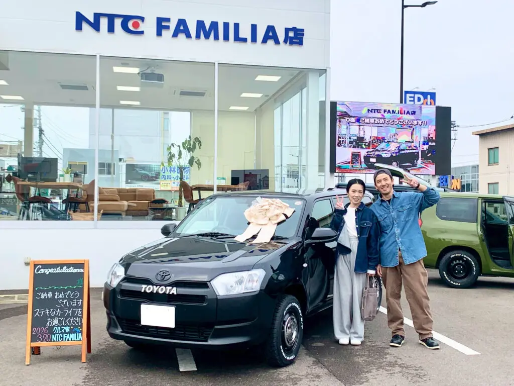 O様 | NTC FAMILIA 高松・香川のプロボックスカスタム専門店